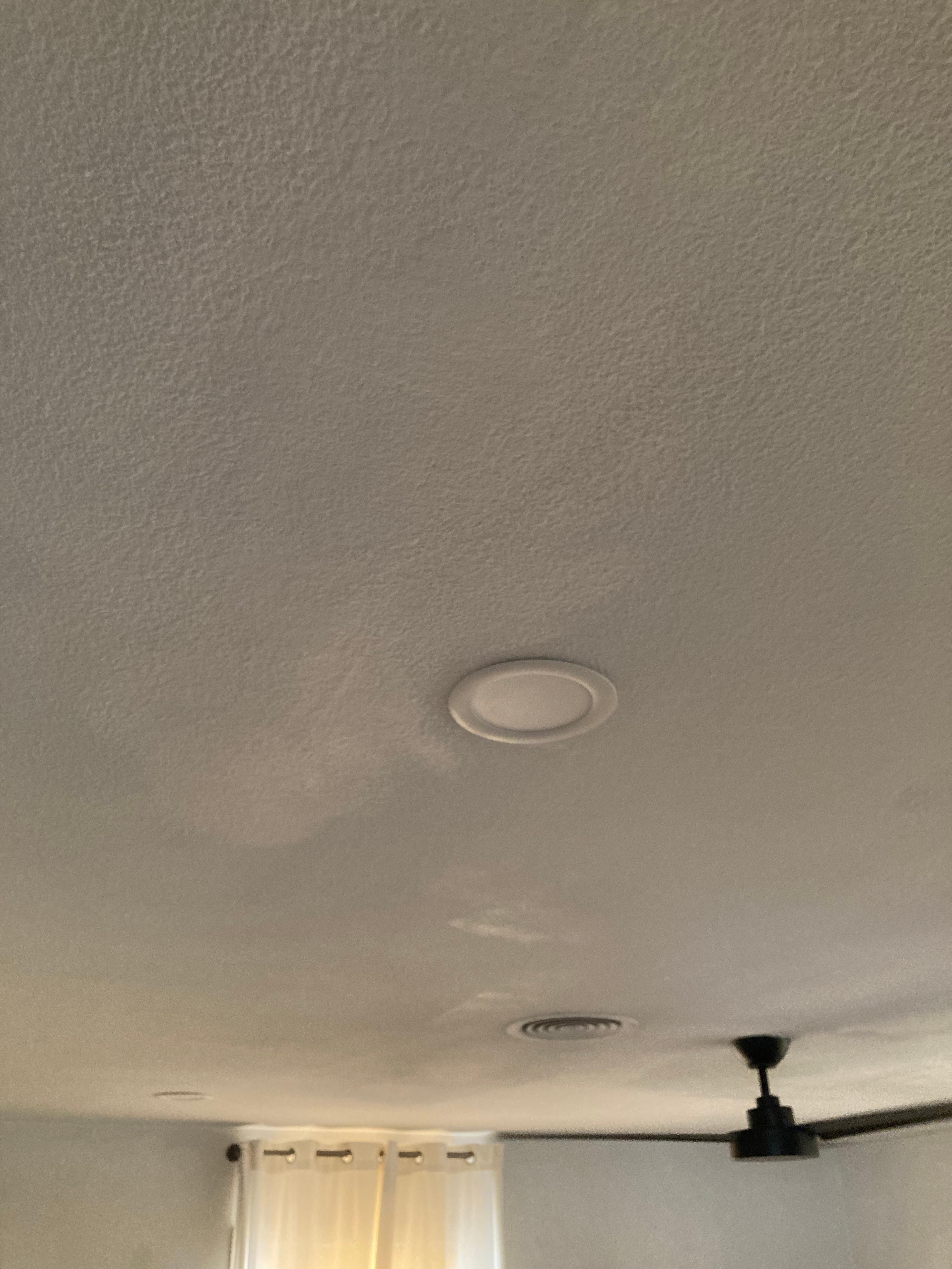 Ceiling Crack Repair & Texture Blend after