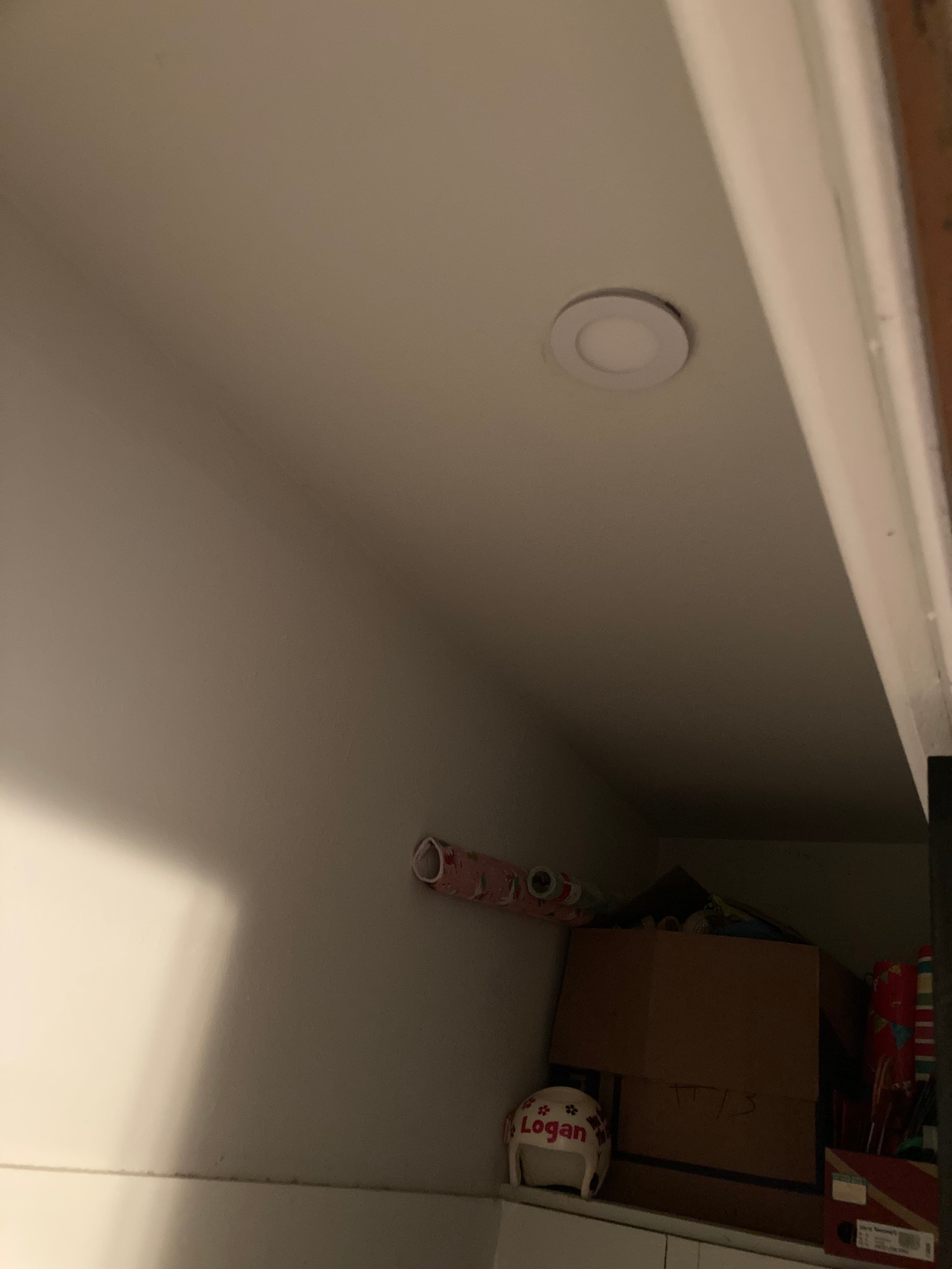 Closet LED Light Fixture Upgrade after