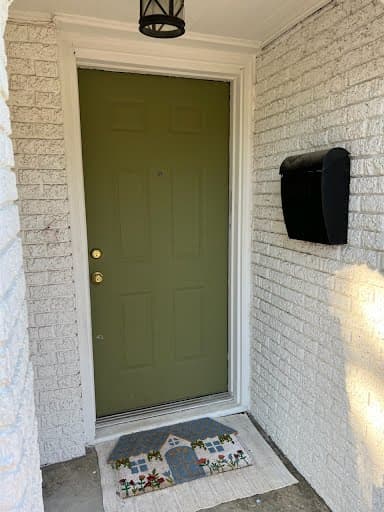 Front Entry Door Replacement before