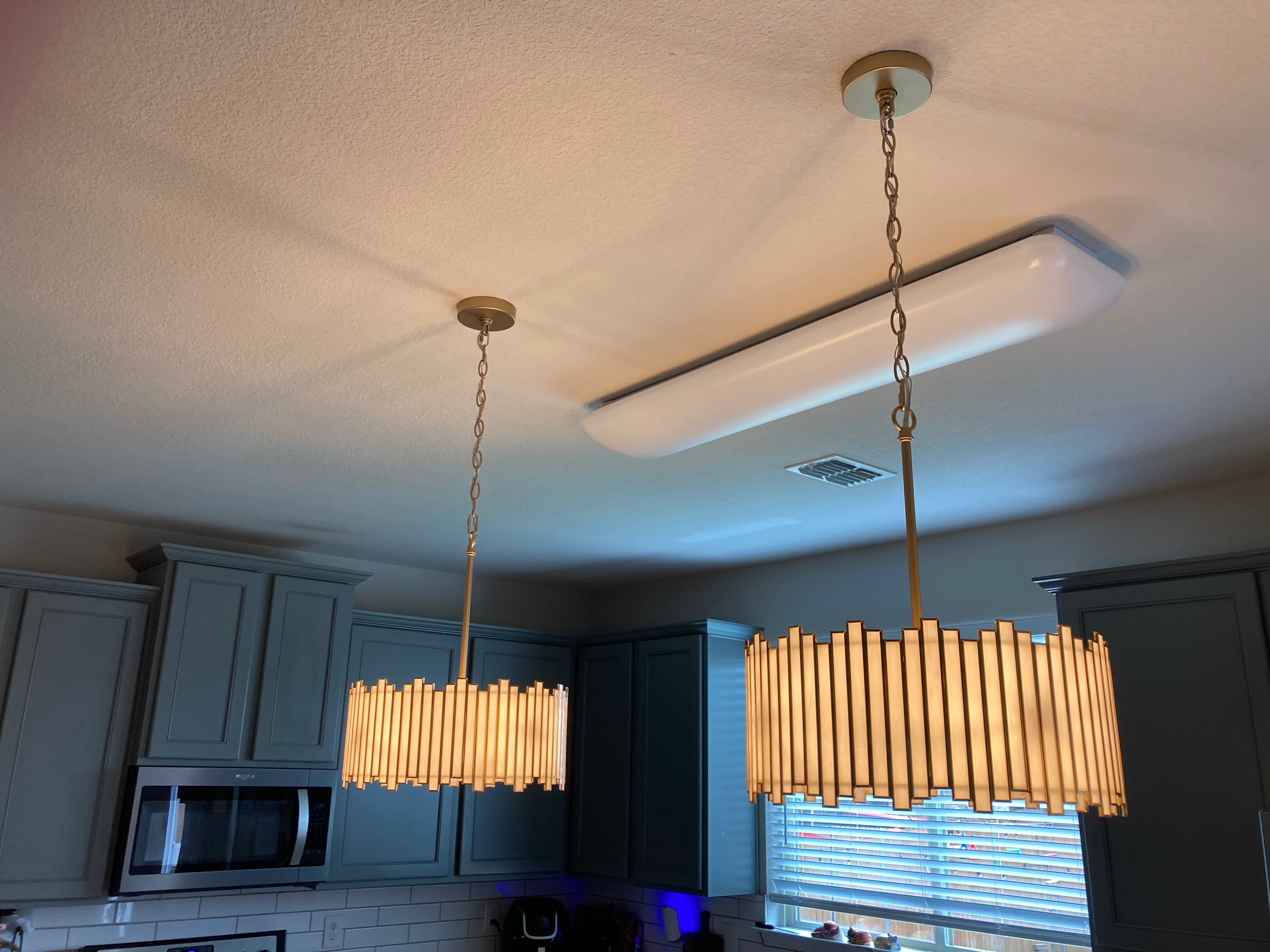 Light Fixture and Bathroom Hardware Updates after