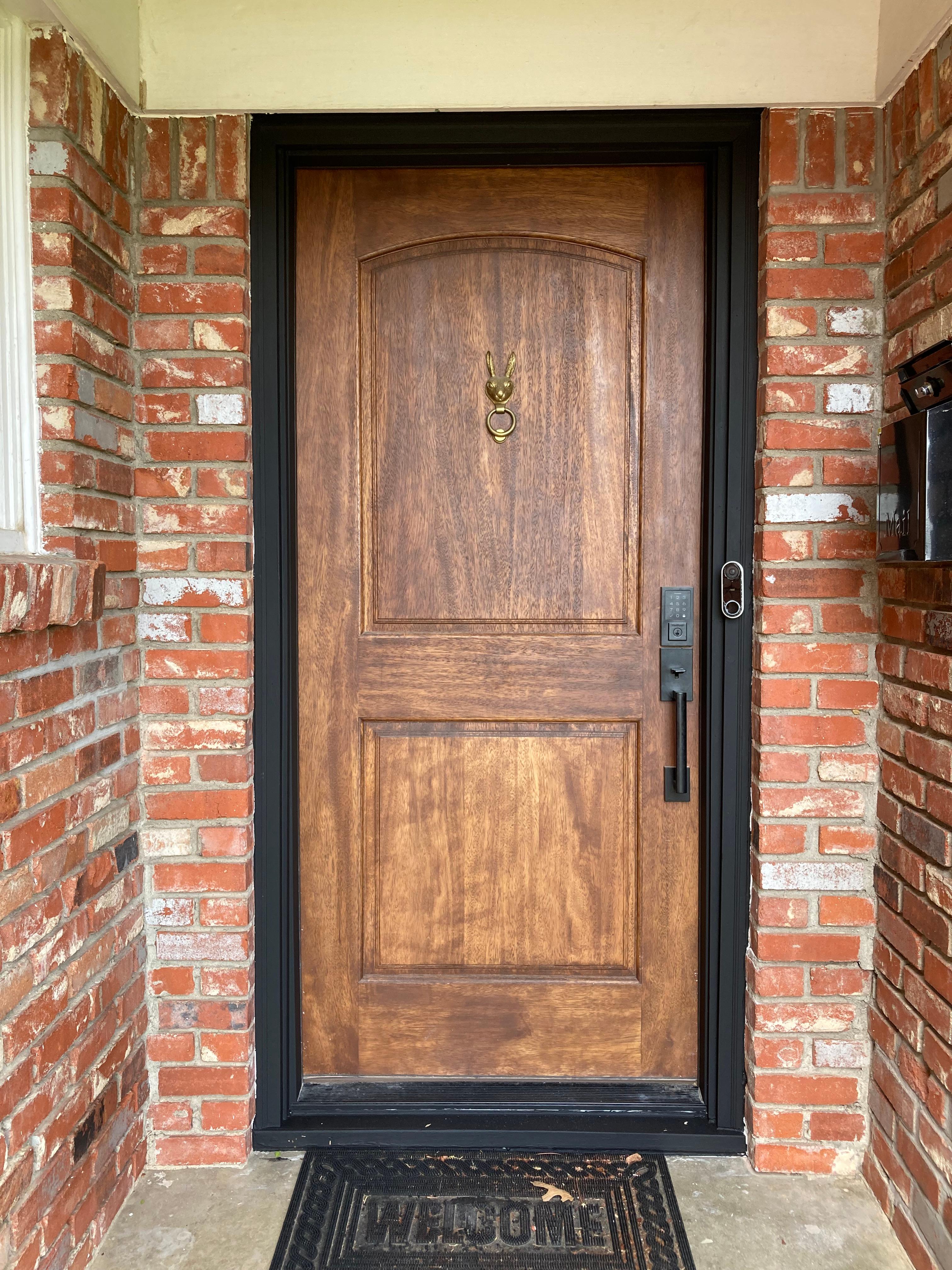 Front Door Trim Refresh after