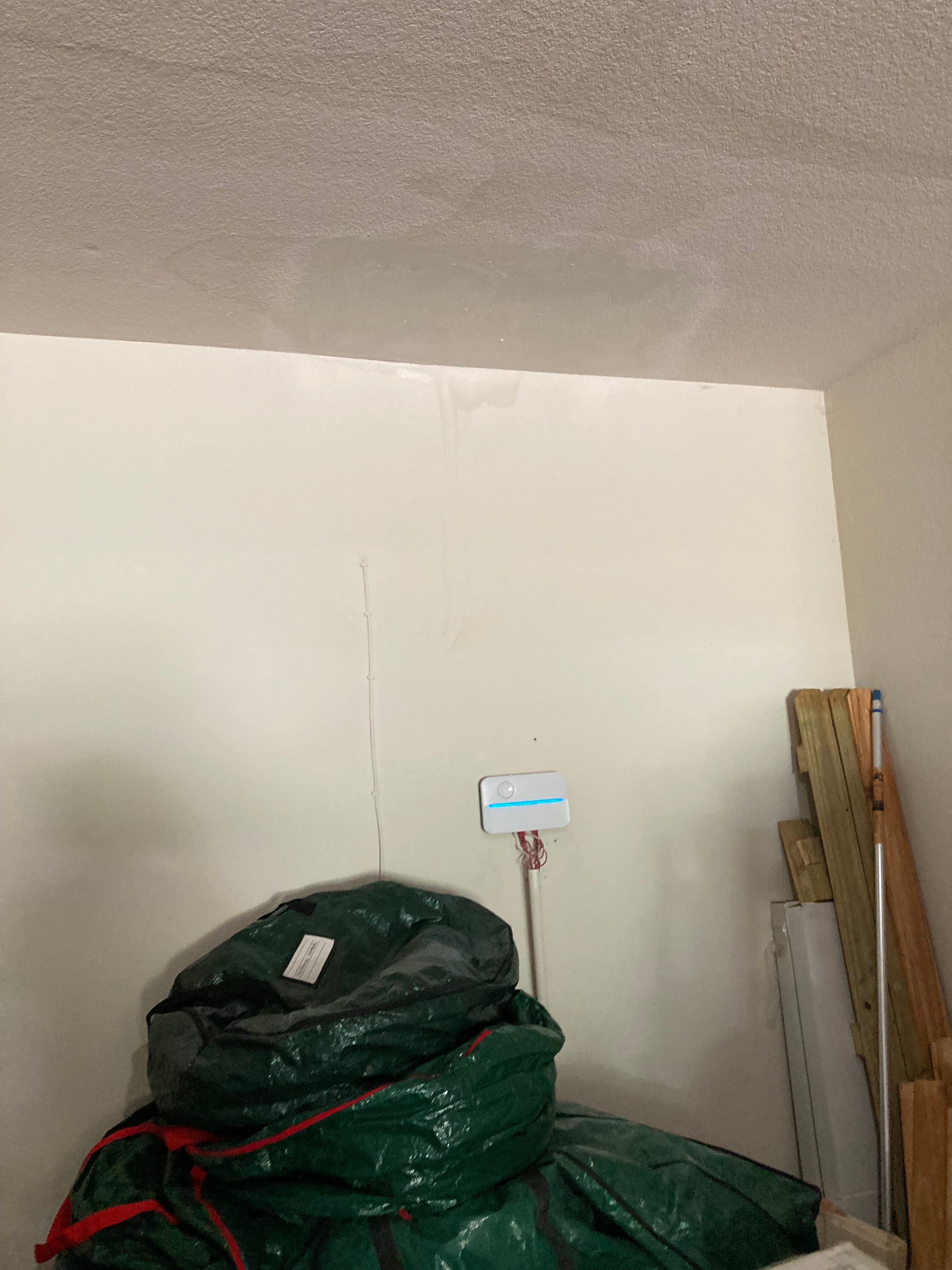 Garage Ceiling Drywall Repair after