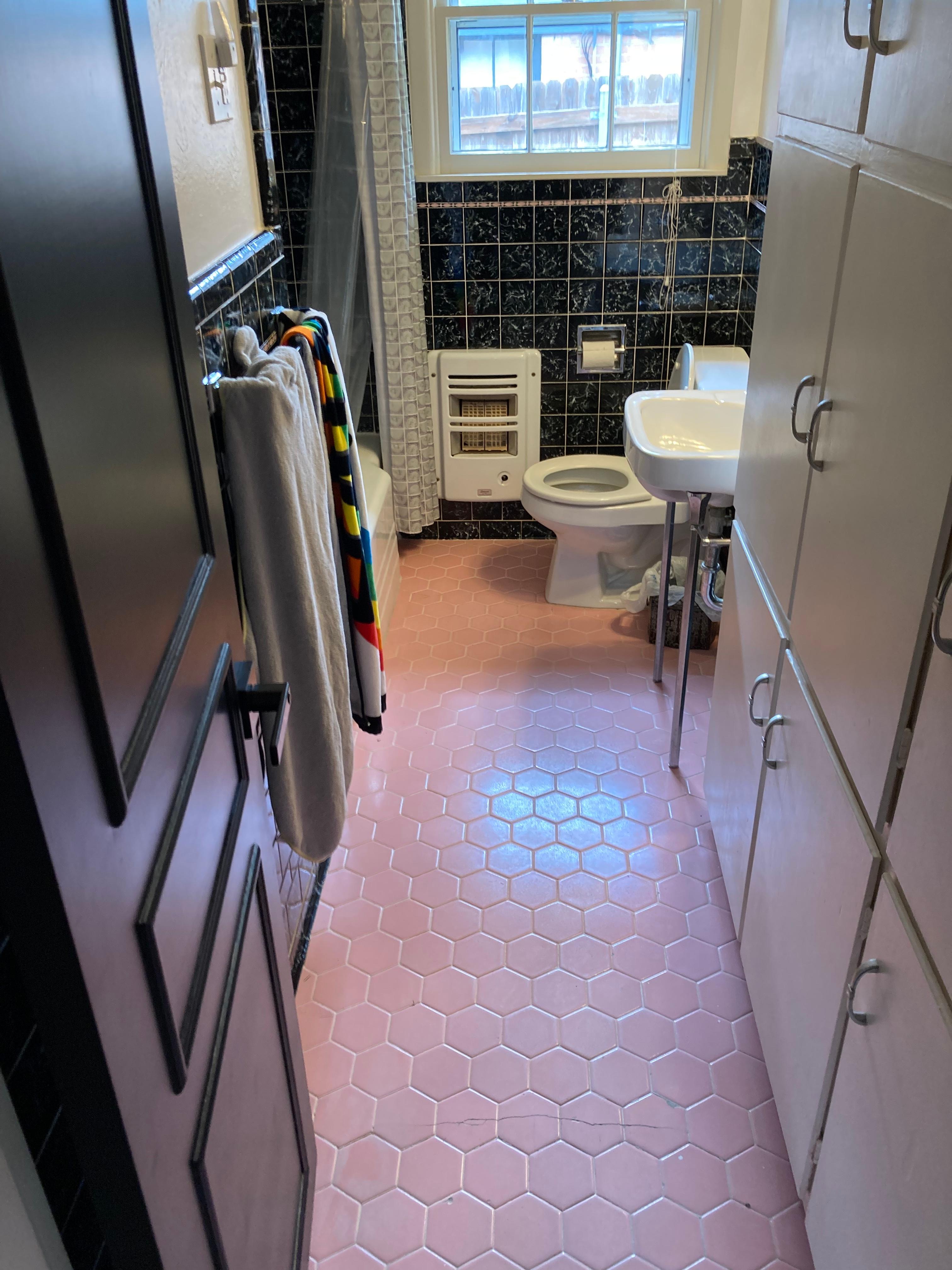 Hall Bathroom Remodel before