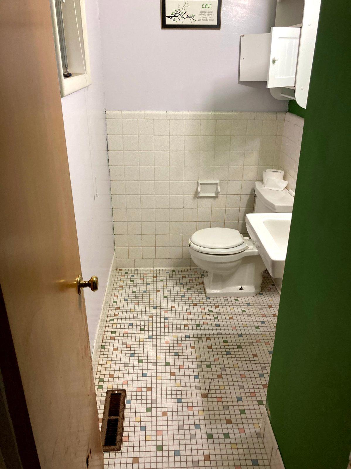 Master Bathroom Remodel before