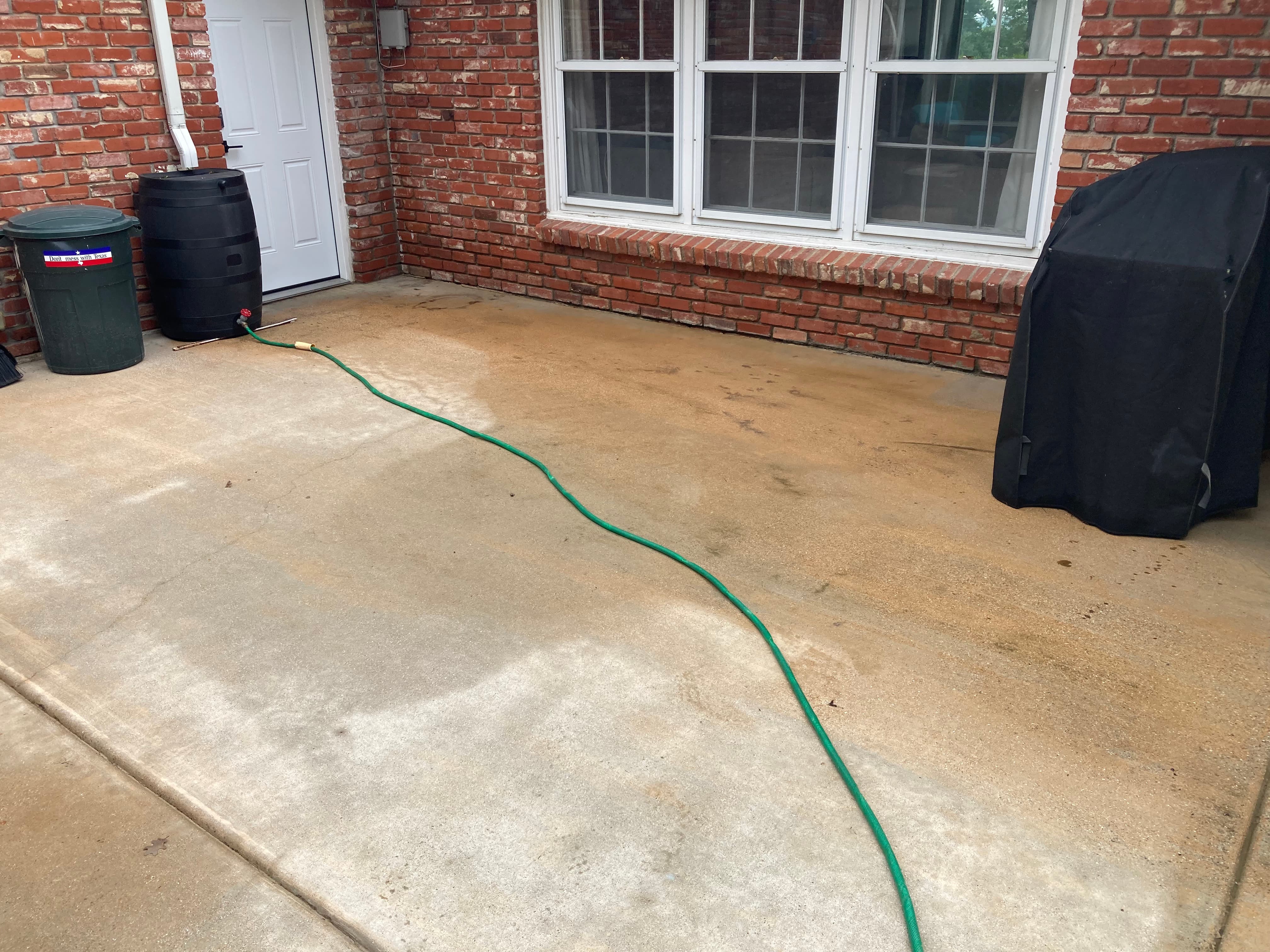 Patio Power Washing after