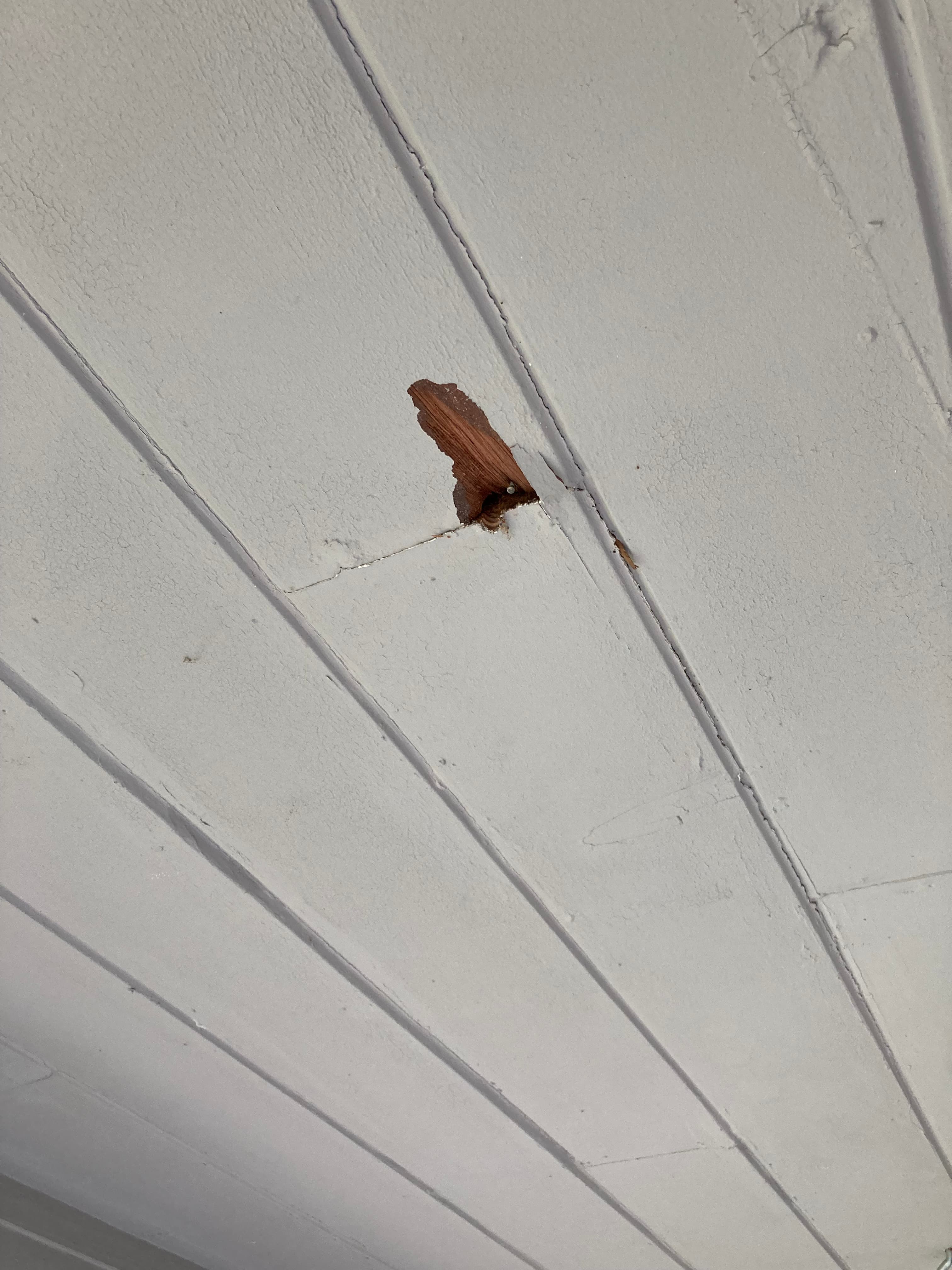 Porch Swing Hanger Structural Repair before