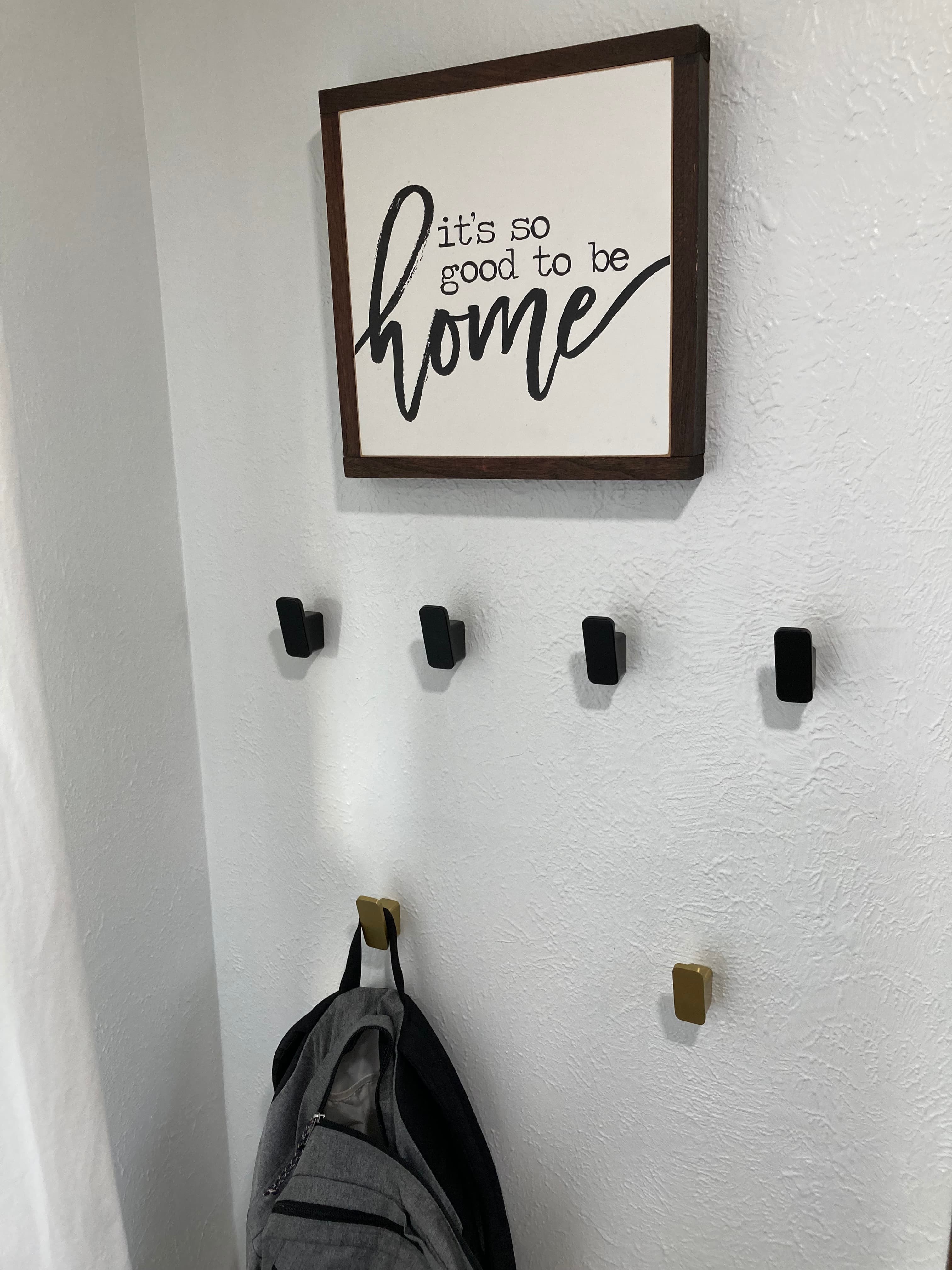 Wall Art & Entryway Hook Installation after